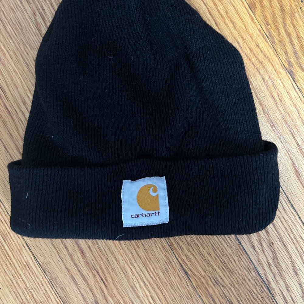 Carhartt Black Knit Beanie Hat